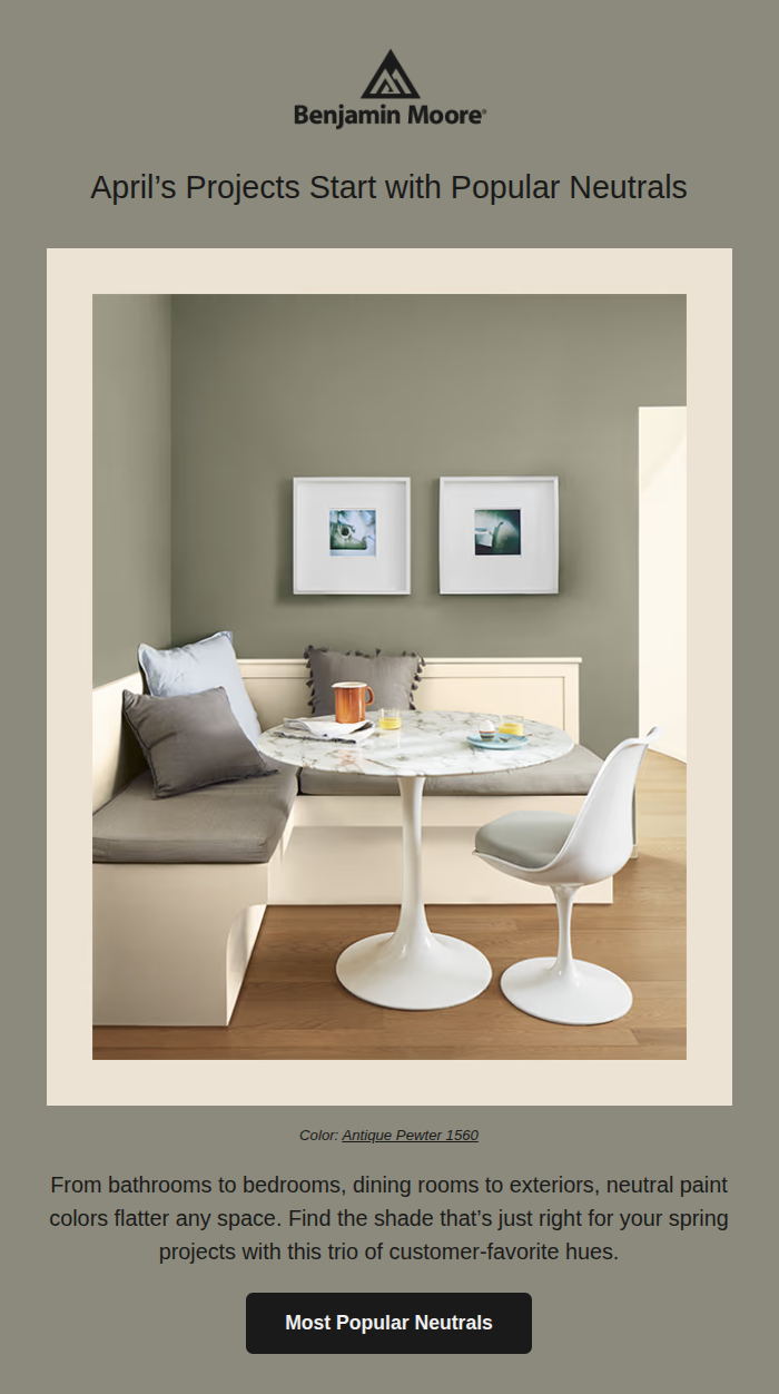 Benjamin Moore - Popular Neutrals